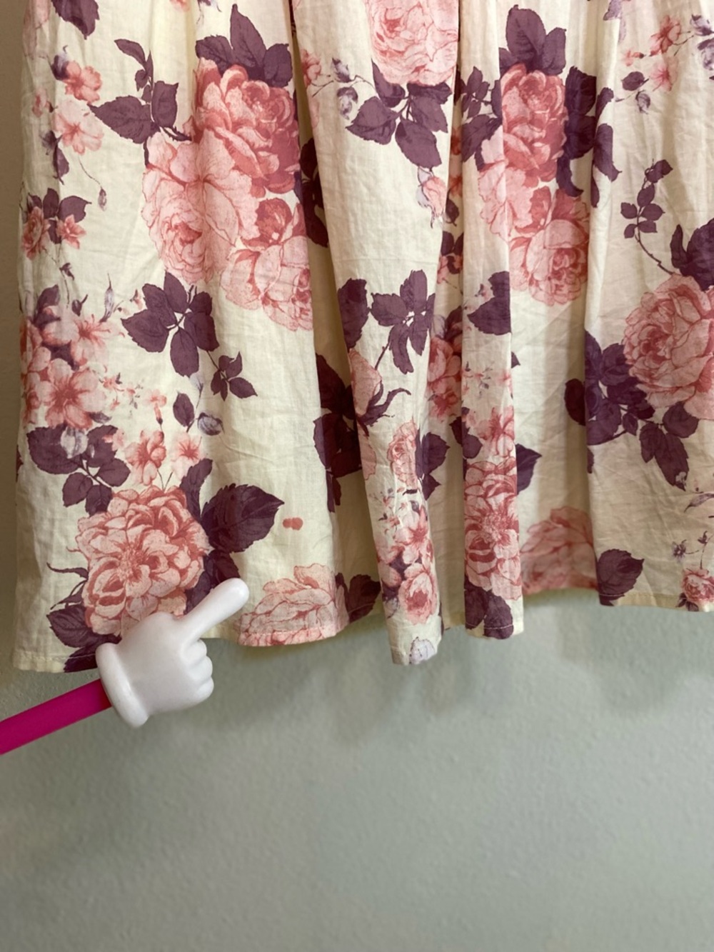 Trixxi Floral Puff Sleeve Mini Dress Size Large Romantic Boho Cottagecore - Picture 14 of 16